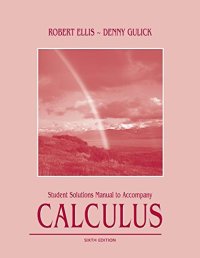 cover of the book Student Solutions Manual to Accompany Calculus