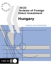 cover of the book OECD reviews of foreign direct investment : Hungary 2000.