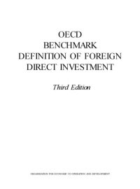 cover of the book OECD Benchmark Definition of Foreign Direct Investment : Third Edition