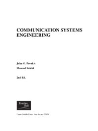 cover of the book Communication Systems Engineering with inserted solution manual[John G. Proakis, Masoud Salehi]