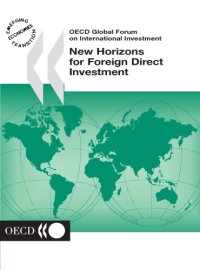 cover of the book New horizons for foreign direct investment