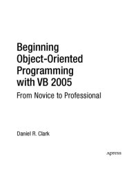 cover of the book Beginning Object-oriented Programming with VB 2005