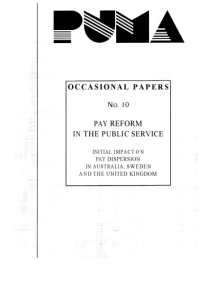 cover of the book Pay Reform in the Public Service : Initial Impact on Pay Dispersion in Australia, Sweden and the United Kingdom No. 10