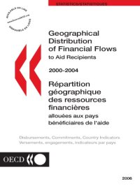 cover of the book Geographical distribution of financial flows to aid recipients : disbursements, commitments, country indicators, 2000-2004