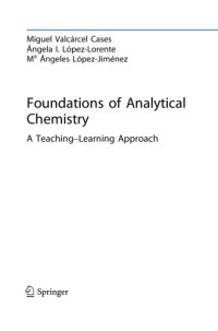 cover of the book Foundations of Analytical Chemistry. A Teaching–Learning Approach