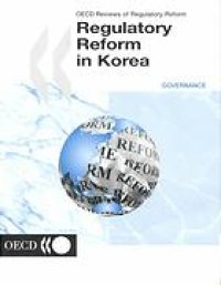 cover of the book Regulatory reform in Korea.