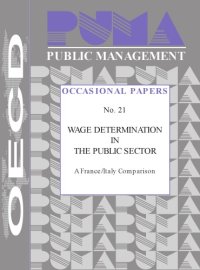 cover of the book Wage determination in the public sector: a France