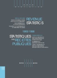 cover of the book Revenue statistics, 1965-1998 = Statistiques des recettes publiques, 1965-1968.