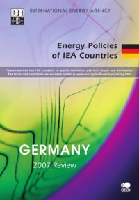 cover of the book Energy Policies of IEA Countries Germany 2007.