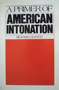 cover of the book A Primer of American Intonation