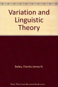 cover of the book Variation and Linguistic Theory