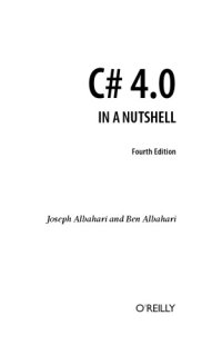 cover of the book C# 4.0 in a Nutshell