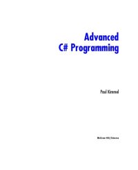 cover of the book Advanced C# Programming