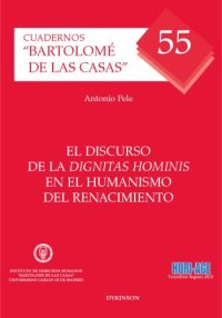 cover of the book El discurso de la dignitas hominis en el humanismo del renacimiento