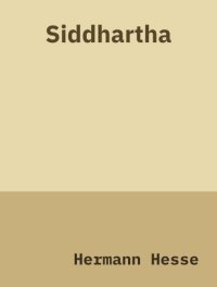 cover of the book Siddhartha