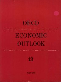 cover of the book OECD economic outlook. 13.