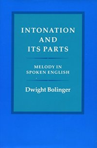 cover of the book Intonation and Its Parts: Melody in Spoken English