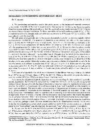 cover of the book Remarks concerning hyperbolic sets