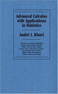 cover of the book Advanced Calculus with Applications in Statistics