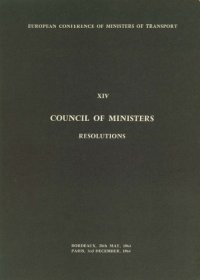 cover of the book Council of ministers resolutions. XIV