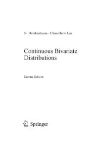 cover of the book Continuous Bivariate Distributions