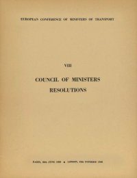 cover of the book Council of ministers resolutions. VIII