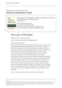 cover of the book Chapter 1: The Logic of Discipline [single ch. ONLY from The Logic of Discipline: Global Capitalism and the Architecture of Government]