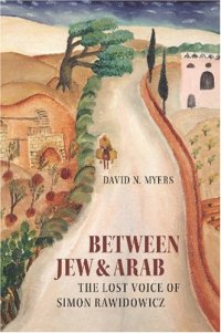 cover of the book Between Jew and Arab: The Lost Voice of Simon Rawidowicz