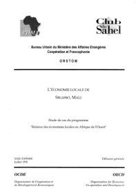 cover of the book Écoloc - Gérer l’économie localement en Afrique - Evaluation et prospective / Etudes L’économie locale de Sikasso, Mali - Résumé.