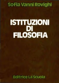 cover of the book Istituzioni di filosofia