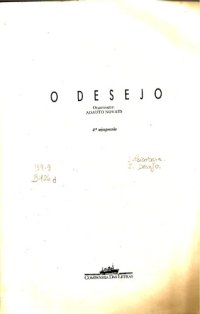 cover of the book O Desejo