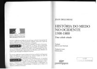 cover of the book História do medo no ocidente 1300-1800