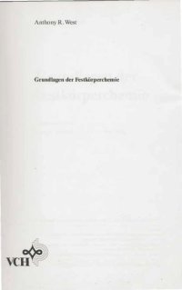 cover of the book Grundlagen der Festkörperchemie