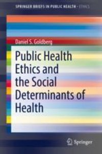 cover of the book  Public Health Ethics and the Social Determinants of Health