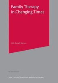 cover of the book Family Therapy in Changing Times