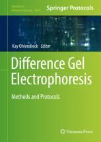 cover of the book  Difference Gel Electrophoresis: Methods and Protocols