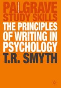 cover of the book The Principles of Writing in Psychology