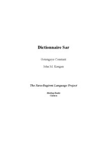 cover of the book Dictionnaire Sar