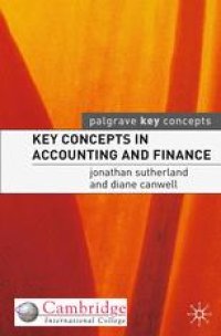 cover of the book Key Concepts in Accounting and Finance