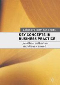 cover of the book Key Concepts in Business Practice