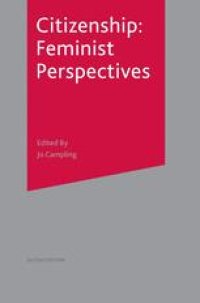 cover of the book Citizenship: Feminist Perspectives