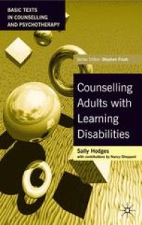 cover of the book Counselling Adults with Learning Disabilities