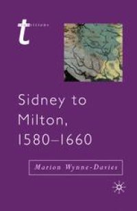 cover of the book Sidney to Milton, 1580-1660