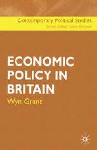 cover of the book Economic Policy in Britain