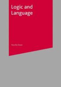 cover of the book Logic and Language