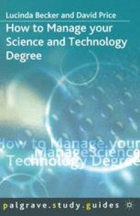 cover of the book How to Manage your Science and Technology Degree