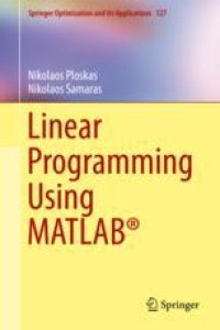 cover of the book Linear Programming Using MATLAB®