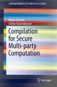 cover of the book Compilation for Secure Multi-party Computation