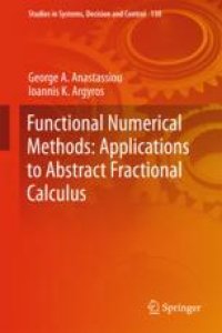 cover of the book Functional Numerical Methods: Applications to Abstract Fractional Calculus