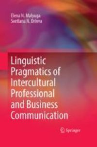 cover of the book Linguistic Pragmatics of Intercultural Professional and Business Communication